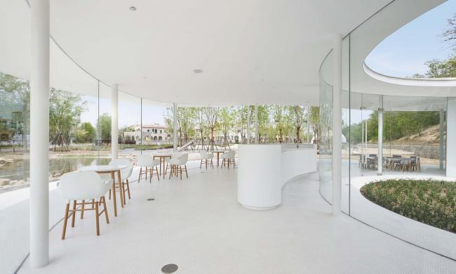 BIM建筑|沙岸上的白色凉帽：阿那亚咖啡厅 / odd