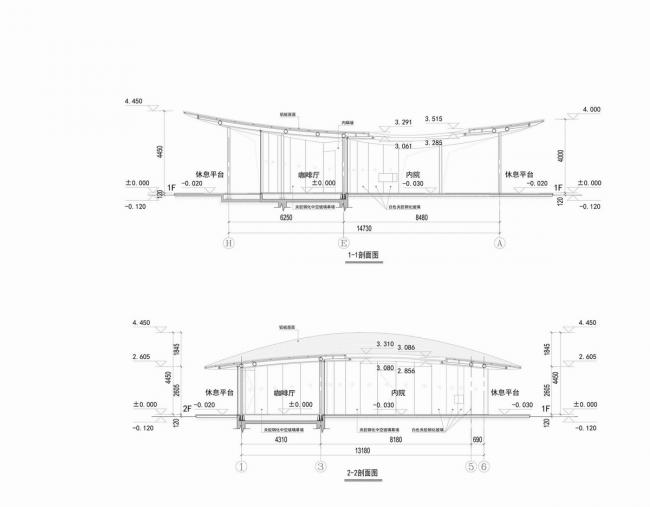 BIM建筑|沙岸上的白色凉帽：阿那亚咖啡厅 / odd