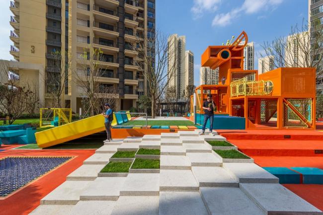 BIM建筑|多彩的像素乐土 / 100architects