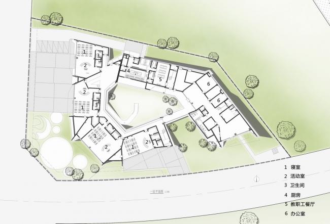 BIM建筑|场合、几何学、天然——成都万科公园传奇幼儿园 / 成执设计