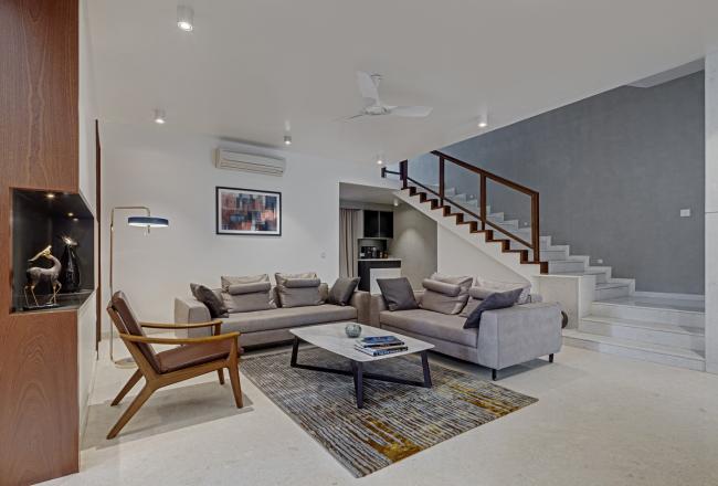 BIM建筑|凹凸错落，打破秩序：班加罗尔 RL室第 / SDeG