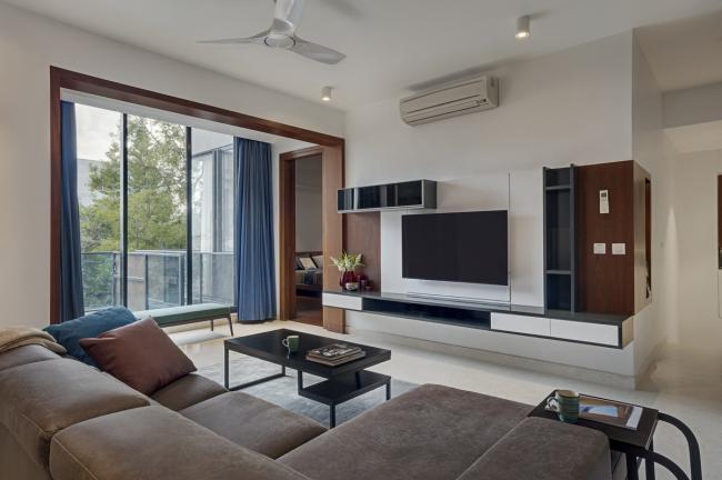 BIM建筑|凹凸错落，打破秩序：班加罗尔 RL室第 / SDeG