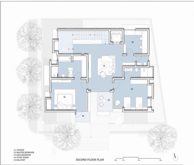 BIM建筑|凹凸错落，打破秩序：班加罗尔 RL室第 / SDeG