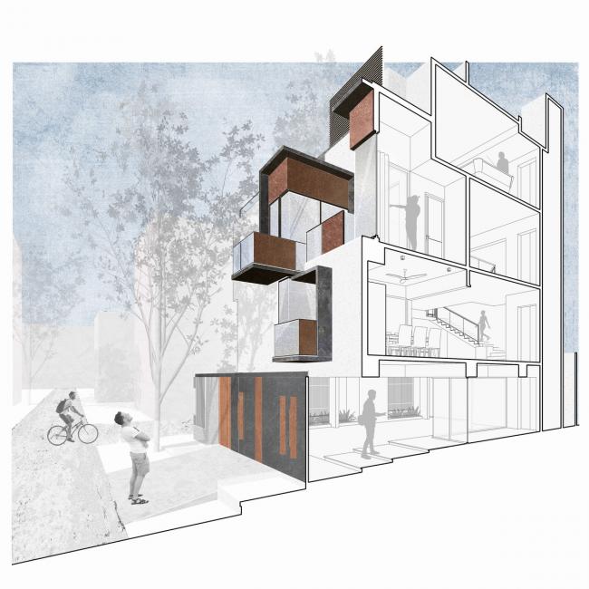 BIM建筑|凹凸错落，打破秩序：班加罗尔 RL室第 / SDeG