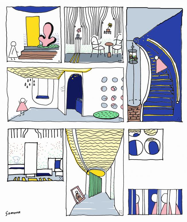 BIM建筑|躲在空间里的十二行诗：BY JOVE 花店 / Mur Mur Lab