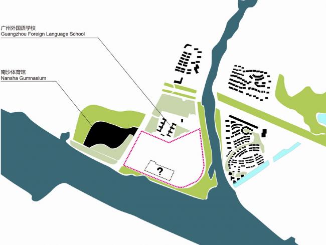 BIM建筑|城市里的院落——广州南沙金茂湾综合体 / 柏涛设计