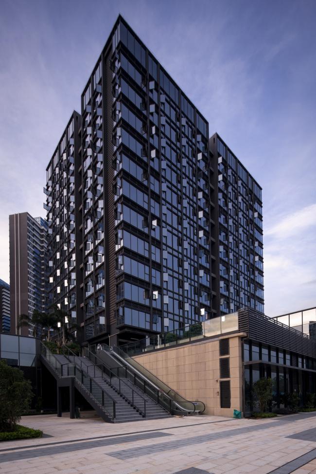 BIM建筑|城市里的院落——广州南沙金茂湾综合体 / 柏涛设计