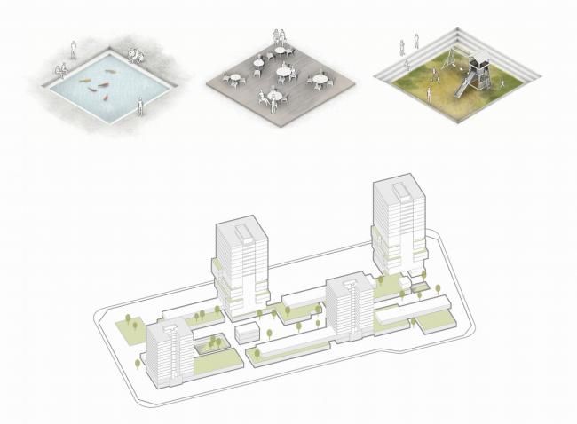 BIM建筑|城市里的院落——广州南沙金茂湾综合体 / 柏涛设计