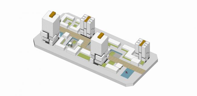 BIM建筑|城市里的院落——广州南沙金茂湾综合体 / 柏涛设计