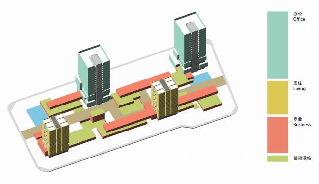 BIM建筑|城市里的院落——广州南沙金茂湾综合体 / 柏涛设计