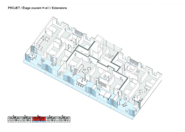 BIM建筑|2019姑娘奖获奖作品——530户公寓改革