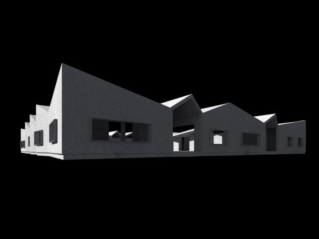 BIM建筑|仿佛散落地上随风起褶皱的方丝帕：El Cortijo之家