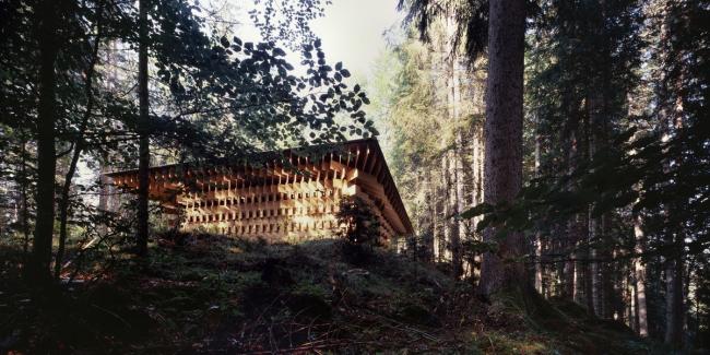 BIM建筑|冷杉林中的冥想圣地 / 隈研吾建築都会設計事務所