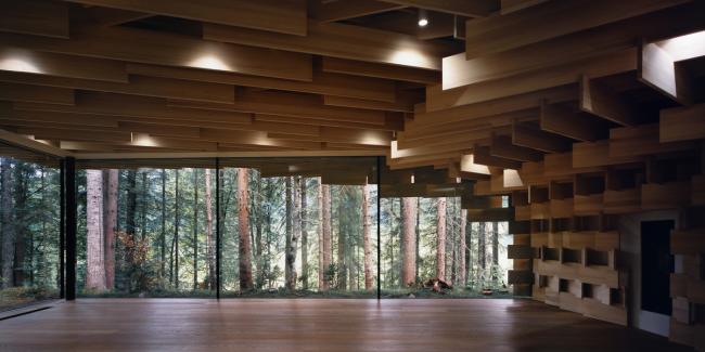 BIM建筑|冷杉林中的冥想圣地 / 隈研吾建築都会設計事務所