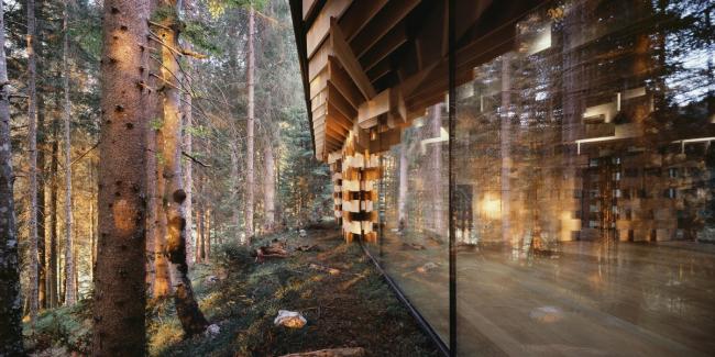 BIM建筑|冷杉林中的冥想圣地 / 隈研吾建築都会設計事務所