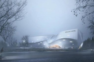 BIM建筑|以“琴弦拨动”为原型，慕达建筑设计 M50艺术酒店-BIM建筑网