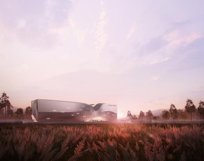 BIM建筑|以“琴弦拨动”为原型，慕达建筑设计 M50艺术酒店