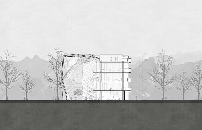BIM建筑|以“琴弦拨动”为原型，慕达建筑设计 M50艺术酒店