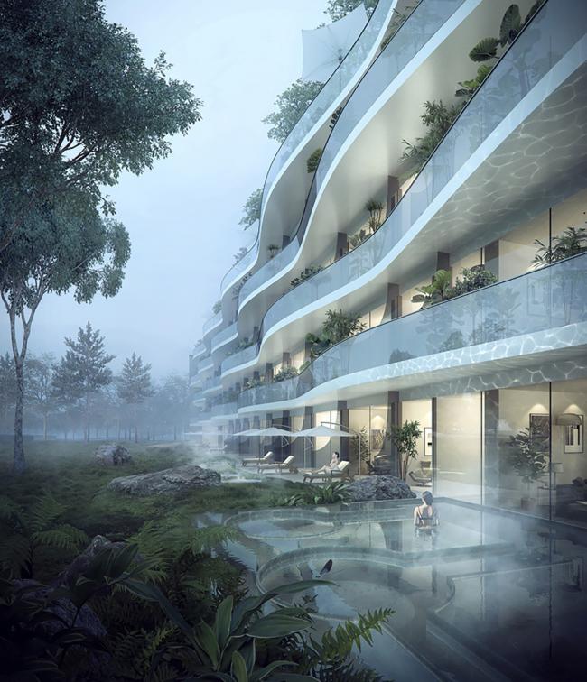 BIM建筑|以“琴弦拨动”为原型，慕达建筑设计 M50艺术酒店