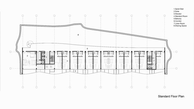 BIM建筑|以“琴弦拨动”为原型，慕达建筑设计 M50艺术酒店