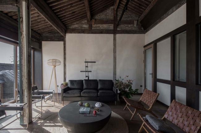 BIM建筑|老北京胡同里的机密酒馆：四合院改革 / 雅思睿设计研讨室