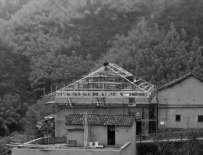 BIM建筑|山丘聚落中的村落藏书楼：前锋松阳陈家展布衣书局 / 张雷结合建筑事务所