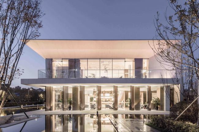 BIM建筑|沈阳浑南万达生涯艺术中间——一场关于简约与适意的思虑 / 基准方中建筑设计