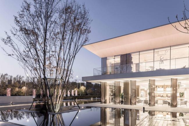 BIM建筑|沈阳浑南万达生涯艺术中间——一场关于简约与适意的思虑 / 基准方中建筑设计