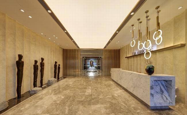 BIM建筑|沈阳浑南万达生涯艺术中间——一场关于简约与适意的思虑 / 基准方中建筑设计