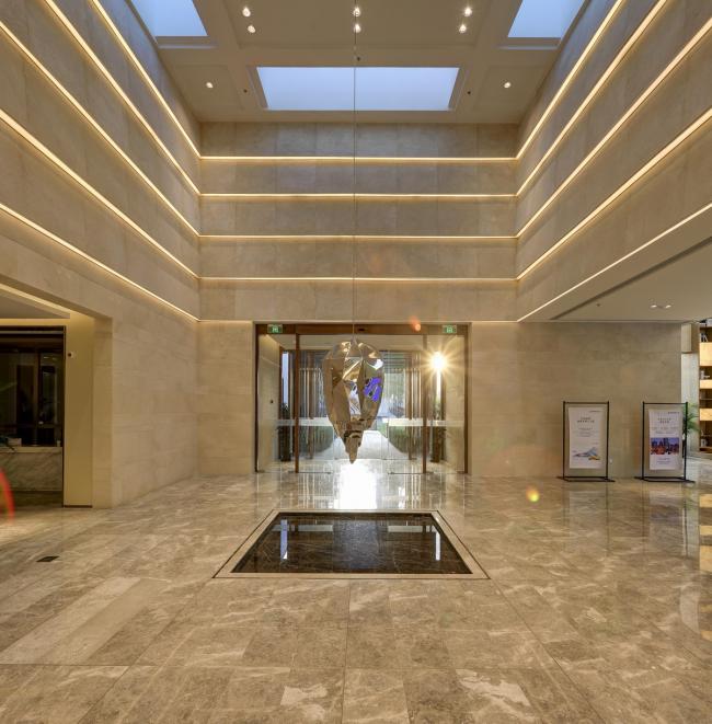 BIM建筑|沈阳浑南万达生涯艺术中间——一场关于简约与适意的思虑 / 基准方中建筑设计