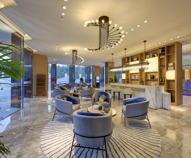 BIM建筑|沈阳浑南万达生涯艺术中间——一场关于简约与适意的思虑 / 基准方中建筑设计