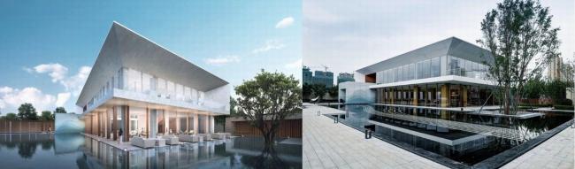 BIM建筑|沈阳浑南万达生涯艺术中间——一场关于简约与适意的思虑 / 基准方中建筑设计