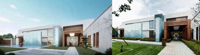 BIM建筑|沈阳浑南万达生涯艺术中间——一场关于简约与适意的思虑 / 基准方中建筑设计