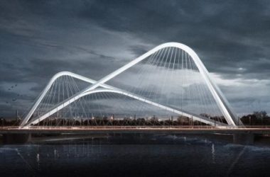 BIM建筑|南京承天年夜桥建造中，构造映四座山峦形态-BIM建筑网