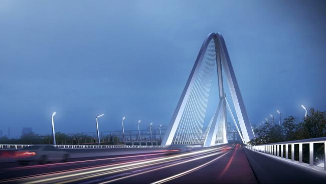 BIM建筑|南京承天年夜桥建造中，构造映四座山峦形态