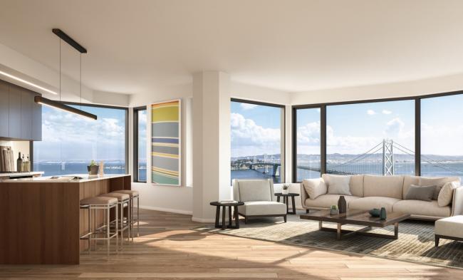 BIM建筑|Studio Gang 旧金山新作扭曲的“米拉年夜厦”封顶