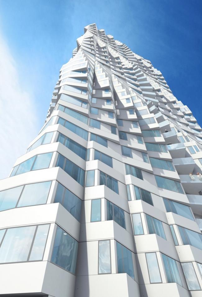 BIM建筑|Studio Gang 旧金山新作扭曲的“米拉年夜厦”封顶