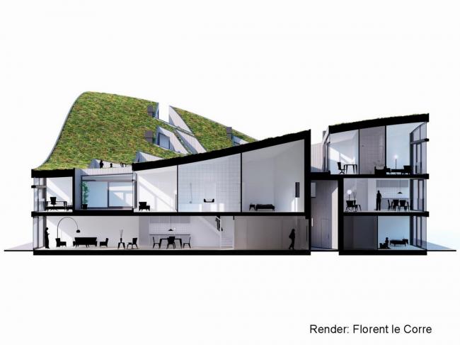 BIM建筑|如同随风舞动的旗号：荷兰Hidden Delights公寓 / NL Architects