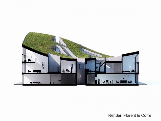 BIM建筑|如同随风舞动的旗号：荷兰Hidden Delights公寓 / NL Architects