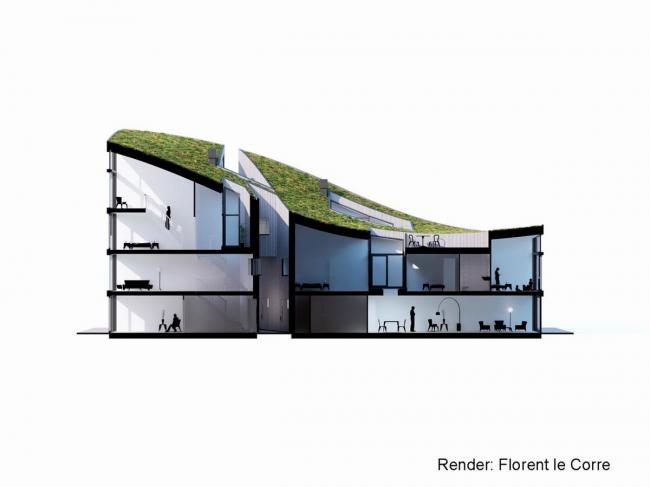 BIM建筑|如同随风舞动的旗号：荷兰Hidden Delights公寓 / NL Architects