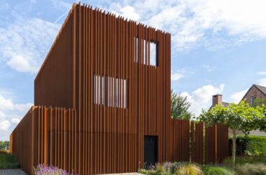 BIM建筑|比利时耐候钢室第 / DMOA Architecten-BIM建筑网