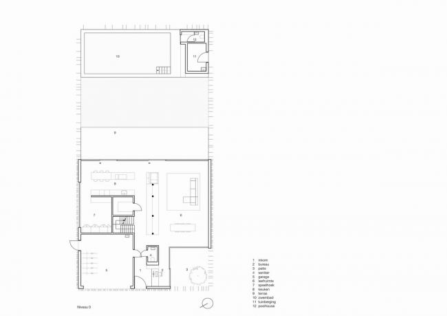 BIM建筑|比利时耐候钢室第 / DMOA Architecten