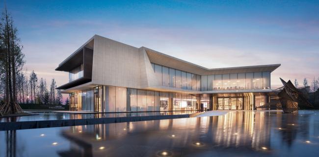 BIM建筑|濑溪河生态体育公园 / 上海天华园林景不雅有限公司