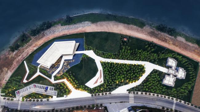 BIM建筑|濑溪河生态体育公园 / 上海天华园林景不雅有限公司