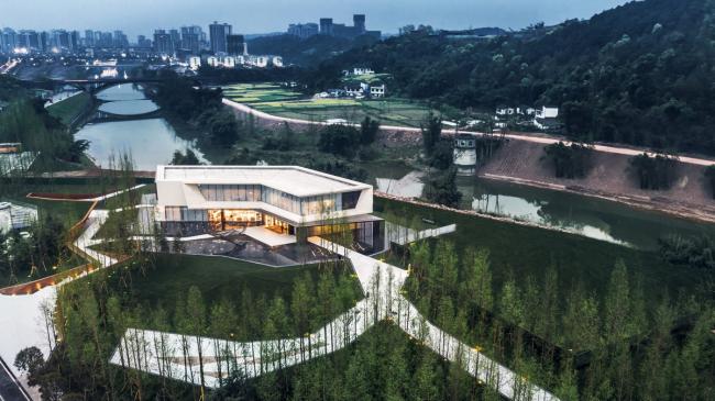 BIM建筑|濑溪河生态体育公园 / 上海天华园林景不雅有限公司