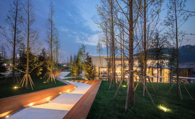 BIM建筑|濑溪河生态体育公园 / 上海天华园林景不雅有限公司