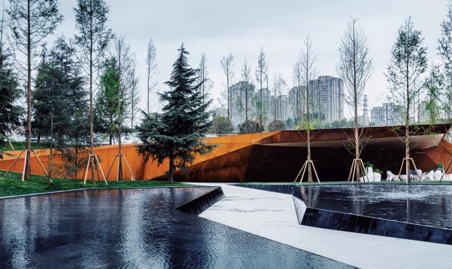 BIM建筑|濑溪河生态体育公园 / 上海天华园林景不雅有限公司