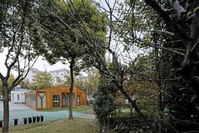 BIM建筑|纯净的花圃碉堡：上海徐汇科技幼儿园 / 元秀万建筑事务所