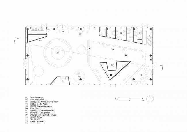 BIM建筑|竹苞松茂，仿佛一个魔幻水晶——广州路壹号院 / aoe|事建组