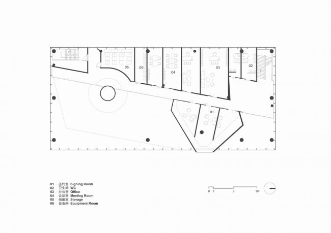 BIM建筑|竹苞松茂，仿佛一个魔幻水晶——广州路壹号院 / aoe|事建组